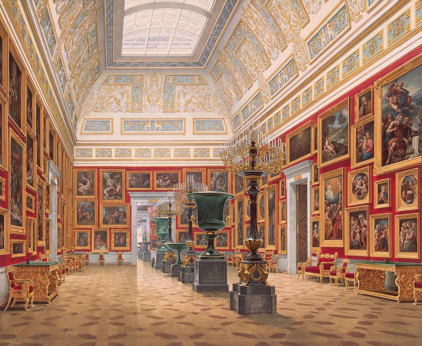 Hau E -1853- Italian art, Hermitage jigsaw puzzle online
