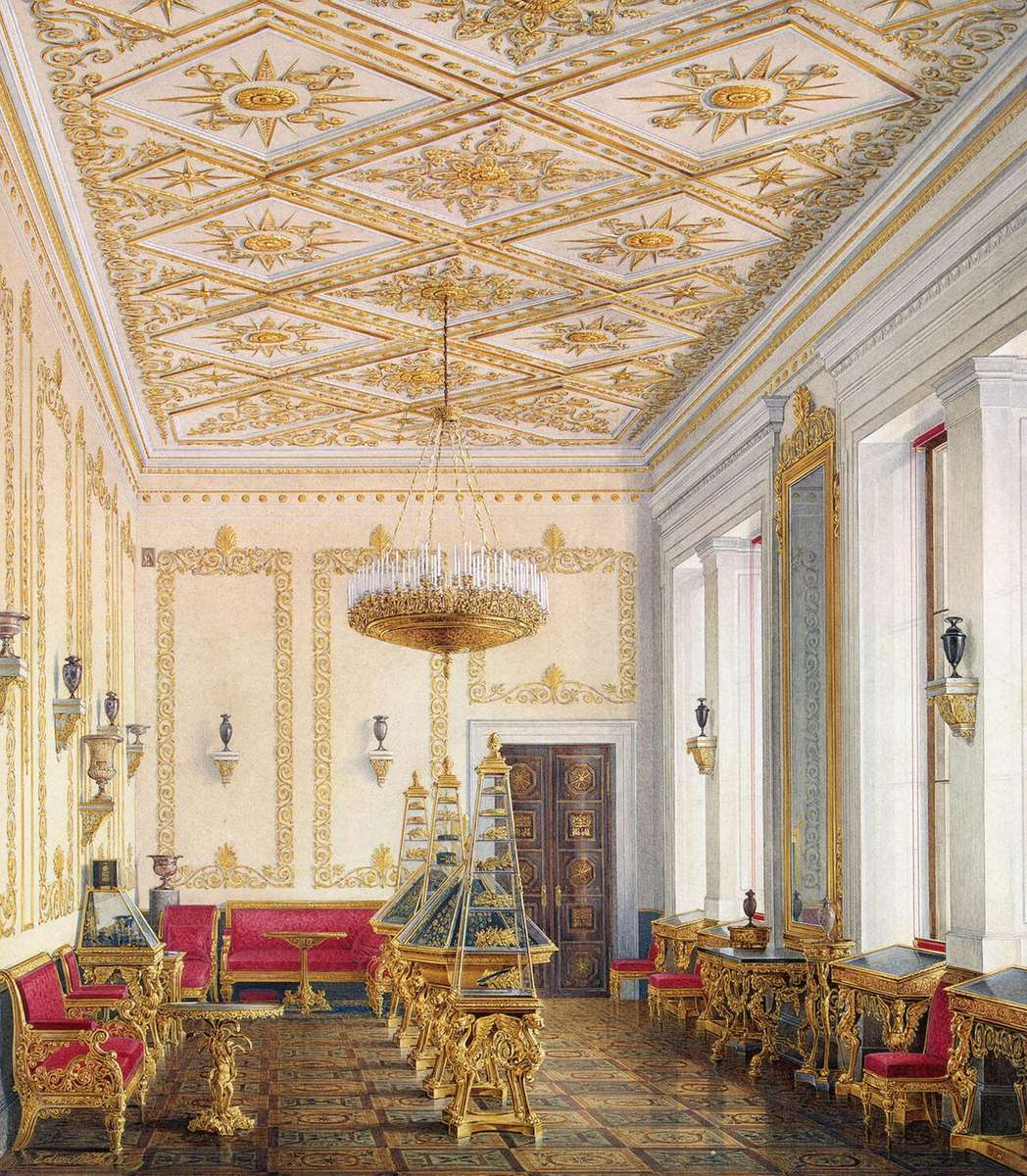 Hau E -1856- Cabinet of the Empress, Hermitage jigsaw puzzle online