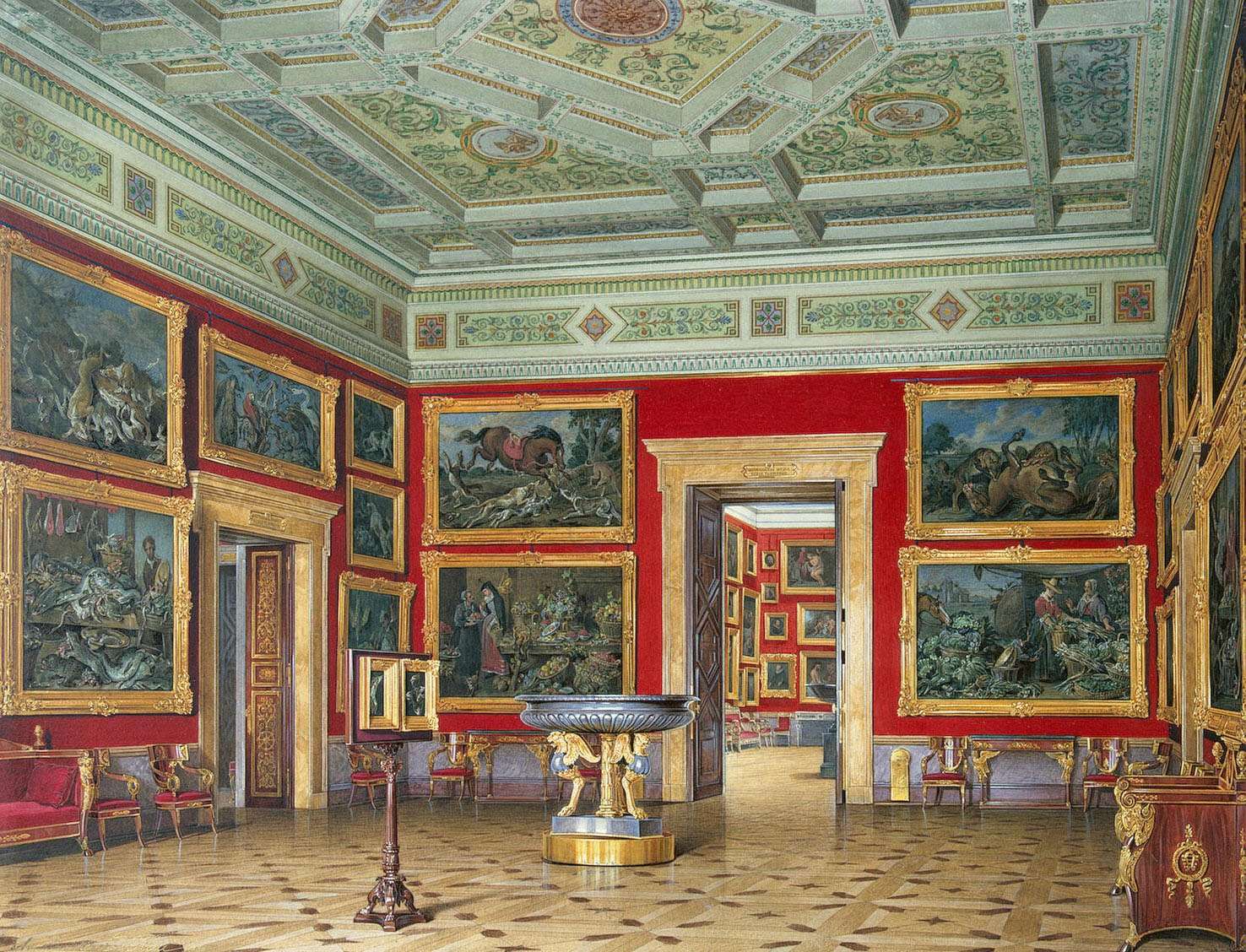 Hau E -1860- Flemish School, New Hermitage online puzzle