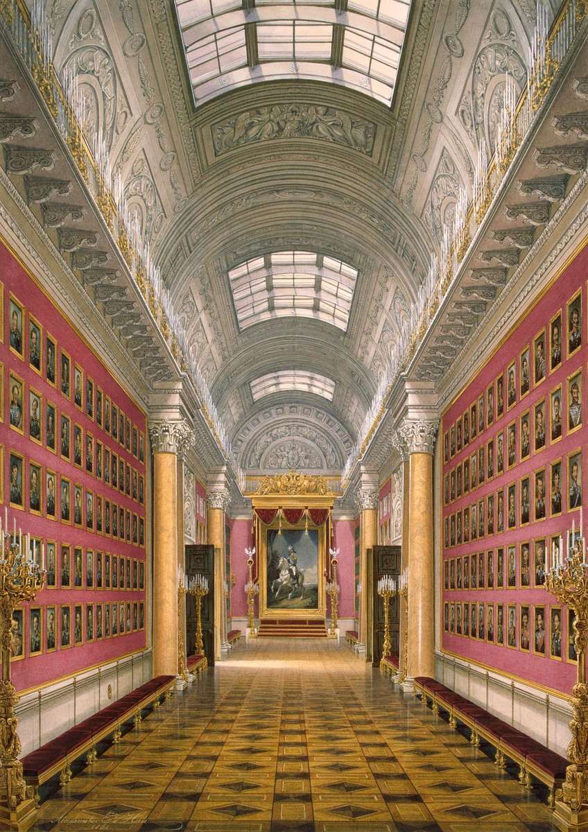 Hau E -1862- Military Gallery in the Winter Palace jigsaw puzzle online