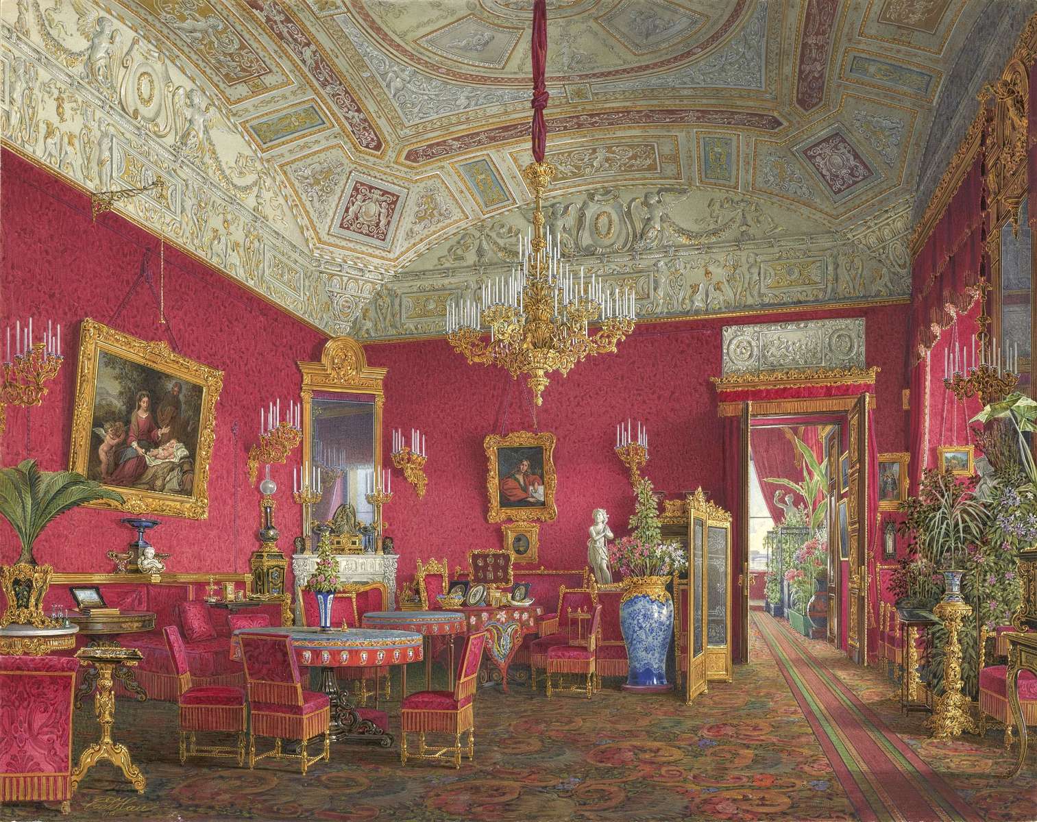 Hau E -1871- Great Drawing Room, Winter Palace jigsaw puzzle online