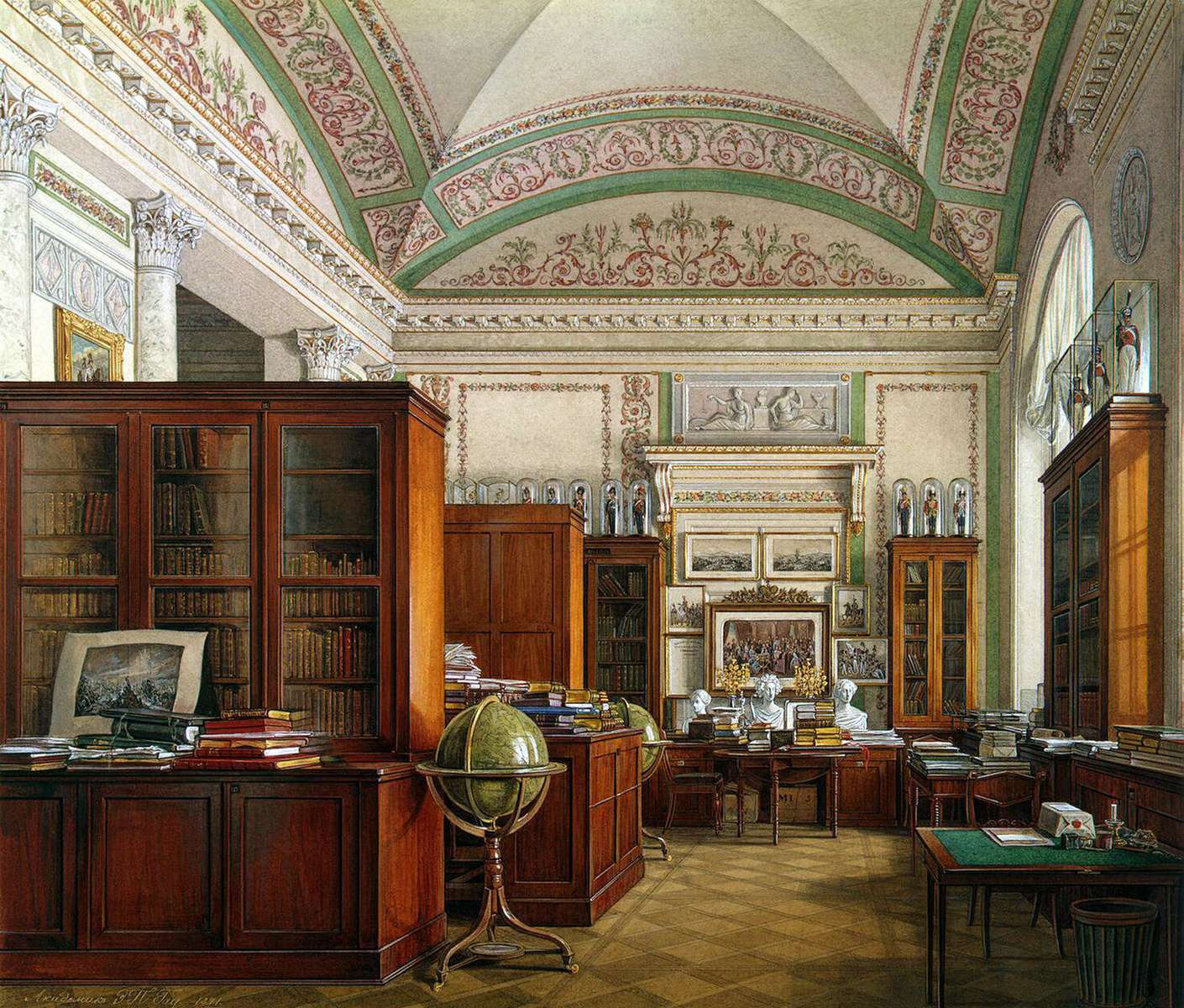 Hau E -1871- Drawing Room, Winter Palace Petersburg online puzzle