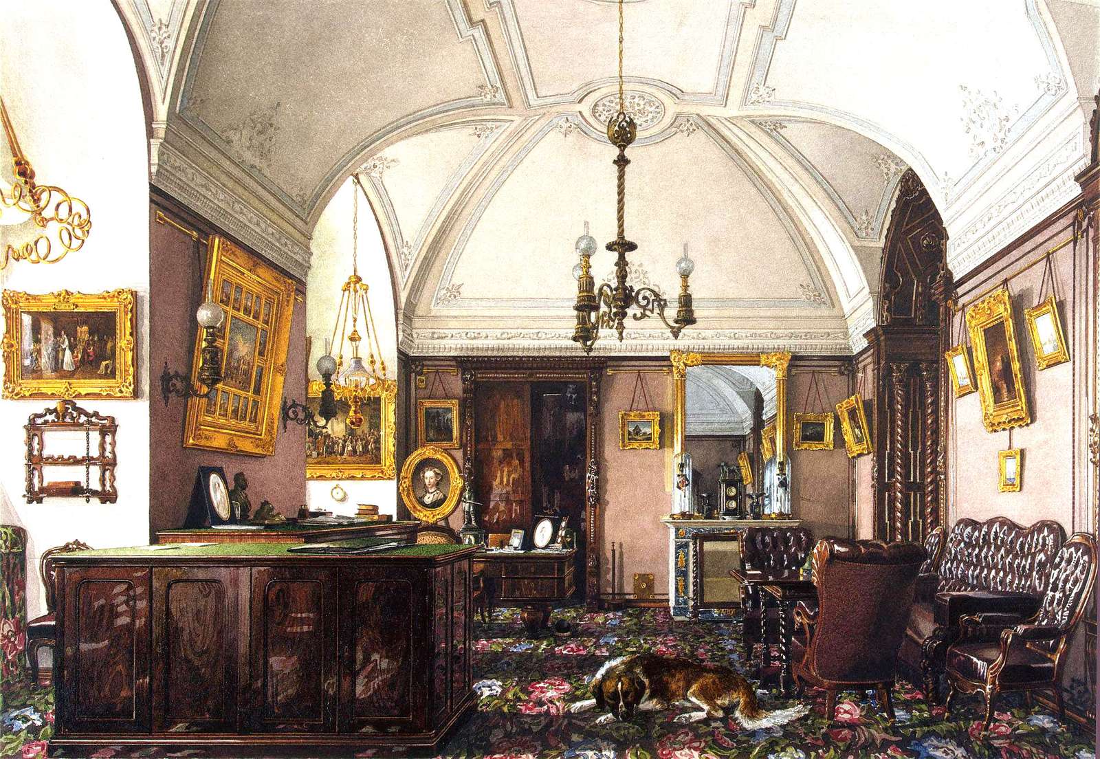 Ukhtomsky K -1858- Study, Winter Palace jigsaw puzzle online