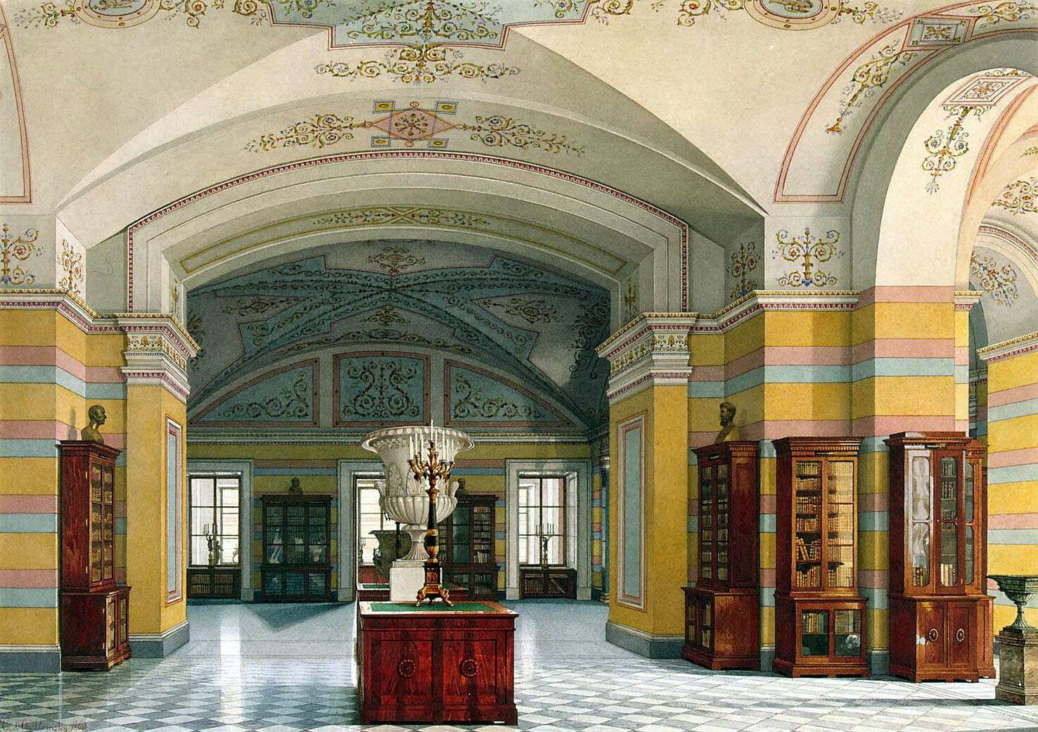 Ukhtomsky K -1858- Library, New Hermitage jigsaw puzzle online