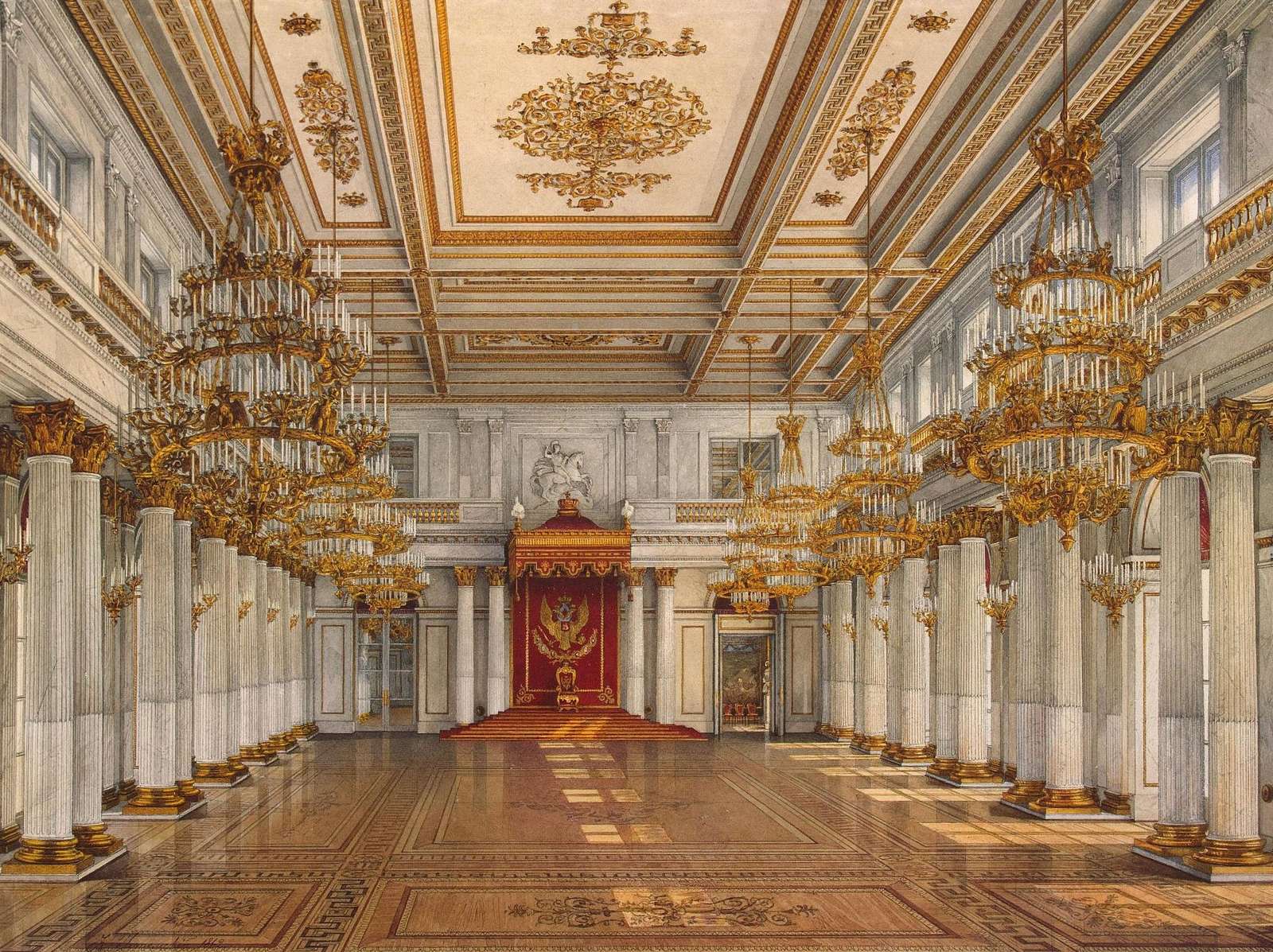 Ukhtomsky K -1858- George Hall, Winter Palace online puzzle