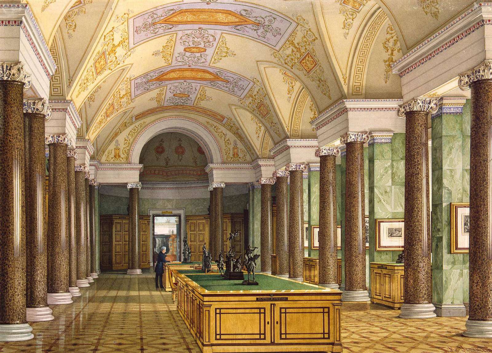 Ukhtomsky K -1858- Engraving Hall, New Hermitage jigsaw puzzle online