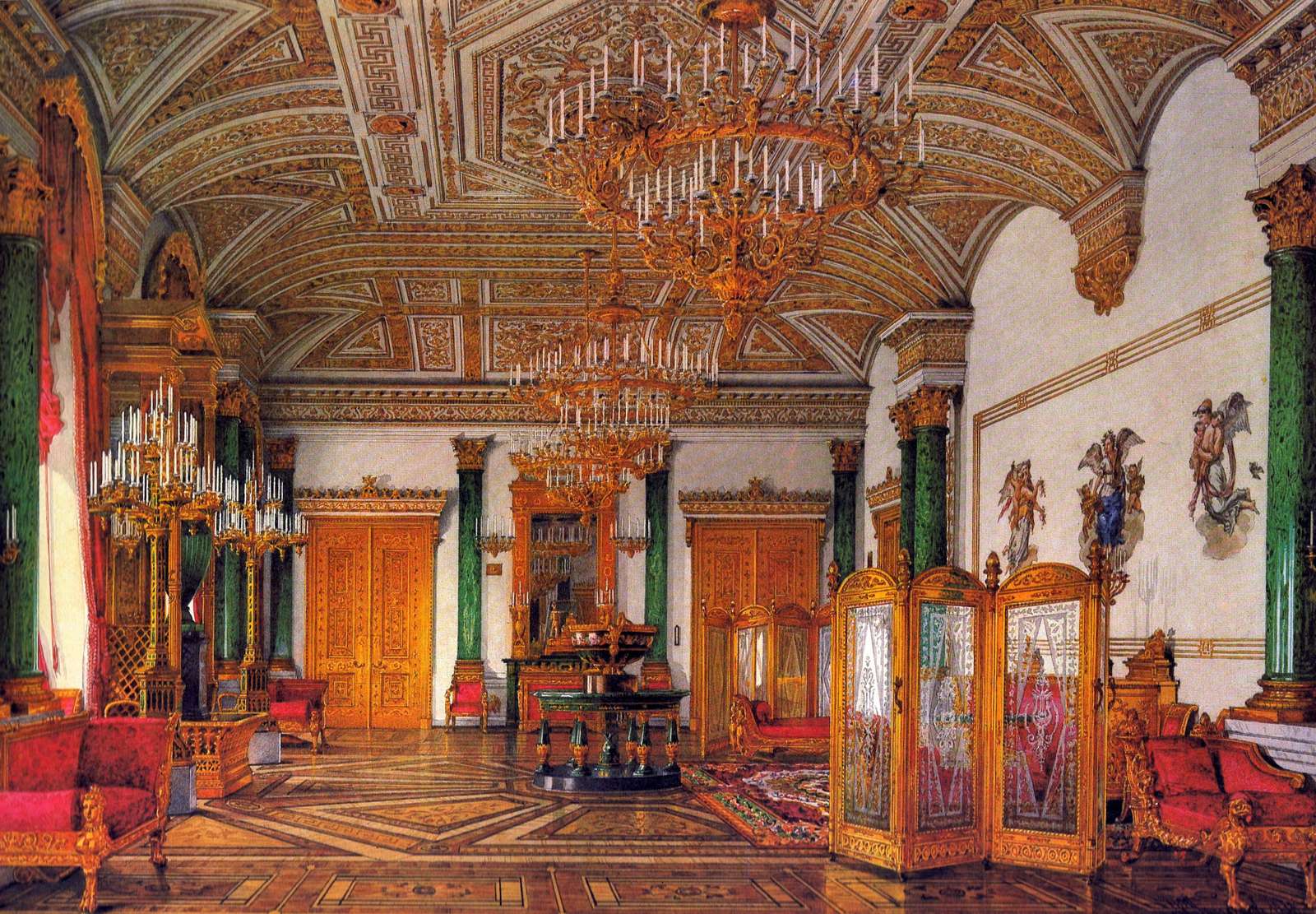 Ukhtomsky K -1865- Malachite Dream, Winter Palace jigsaw puzzle online