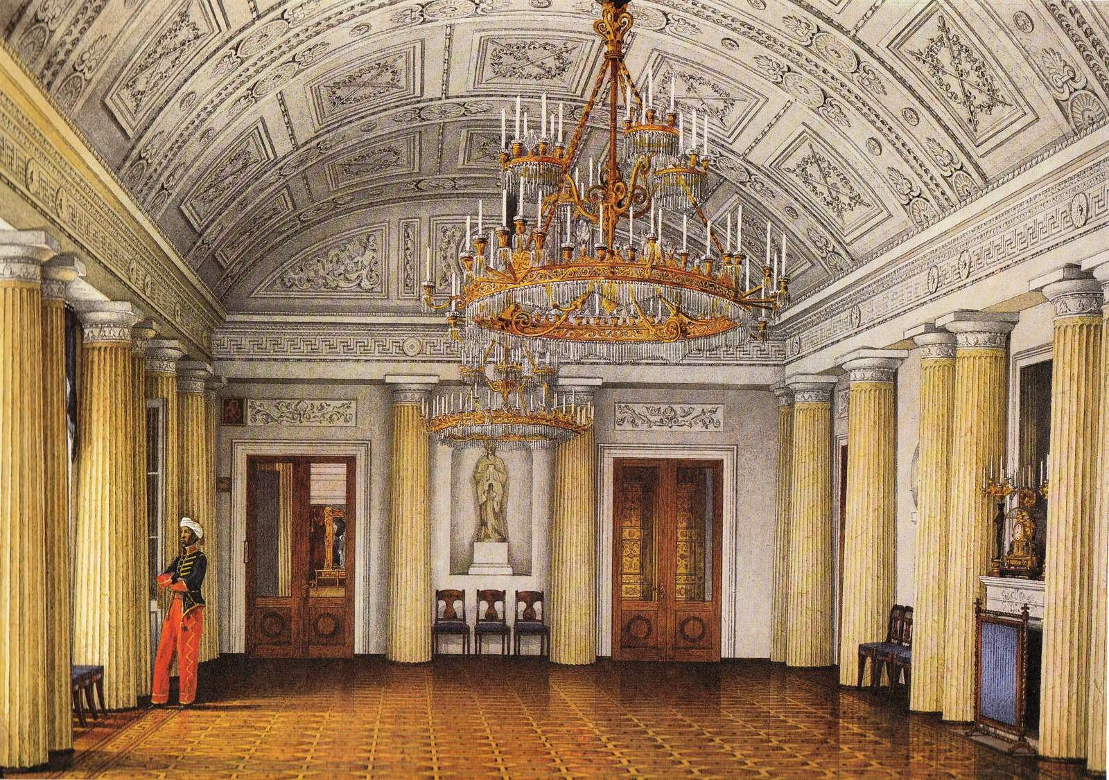 Ukhtomsky K -1866- Arabic. Dining room, Winter Palace online puzzle
