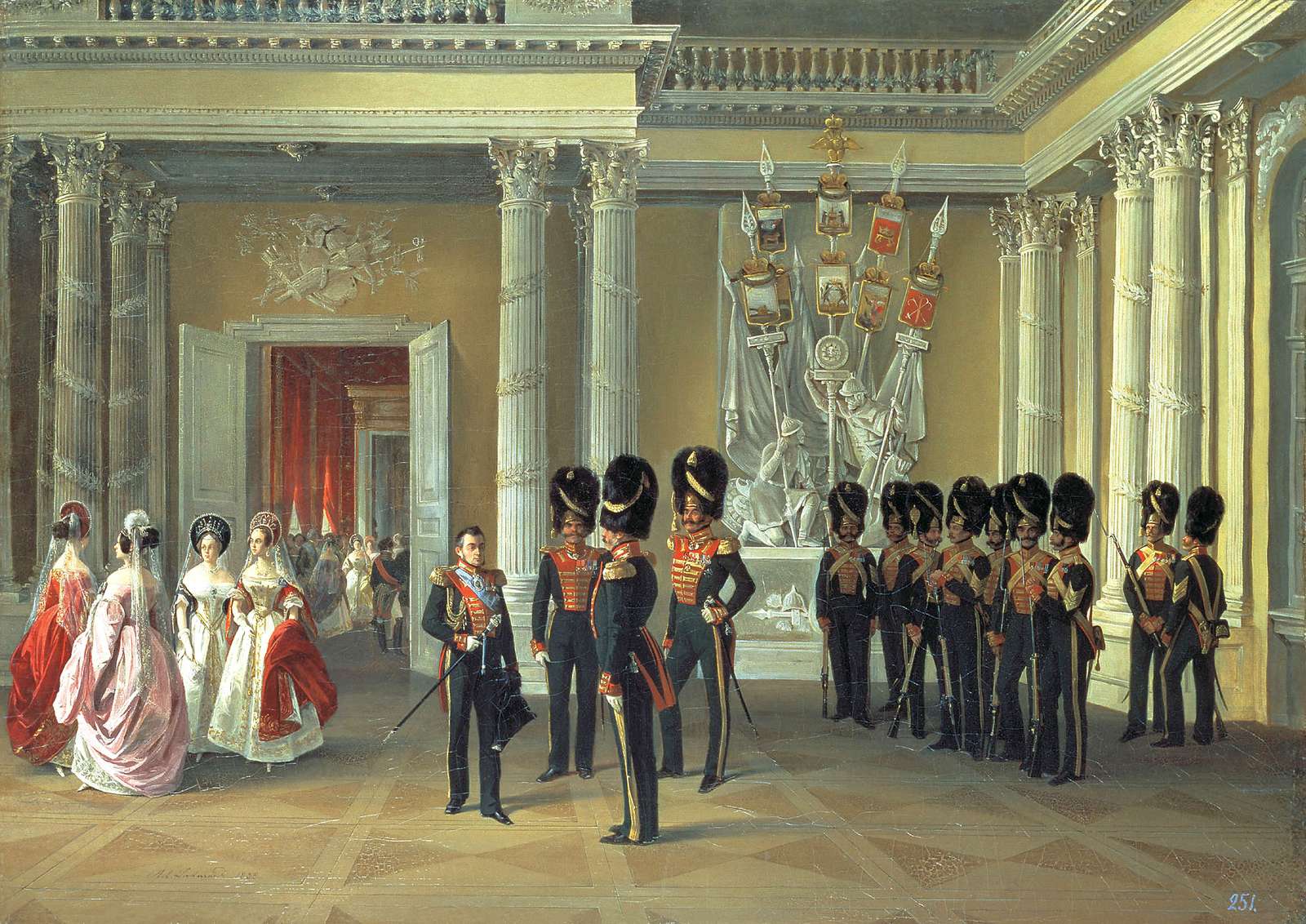Ladurner A -1834- Weapons Hall, Winter Palace jigsaw puzzle online
