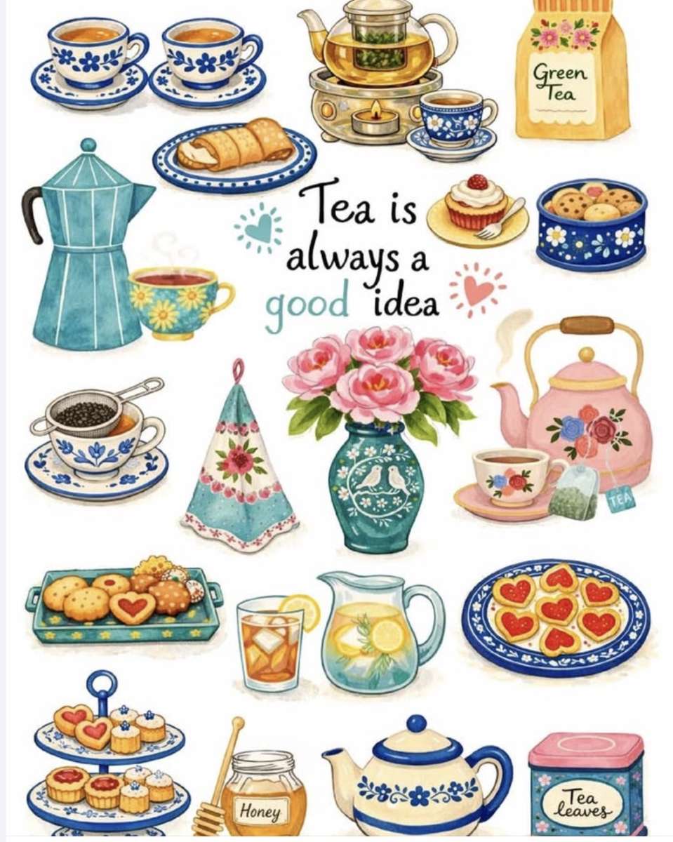El té siempre es una buena idea. rompecabezas en línea