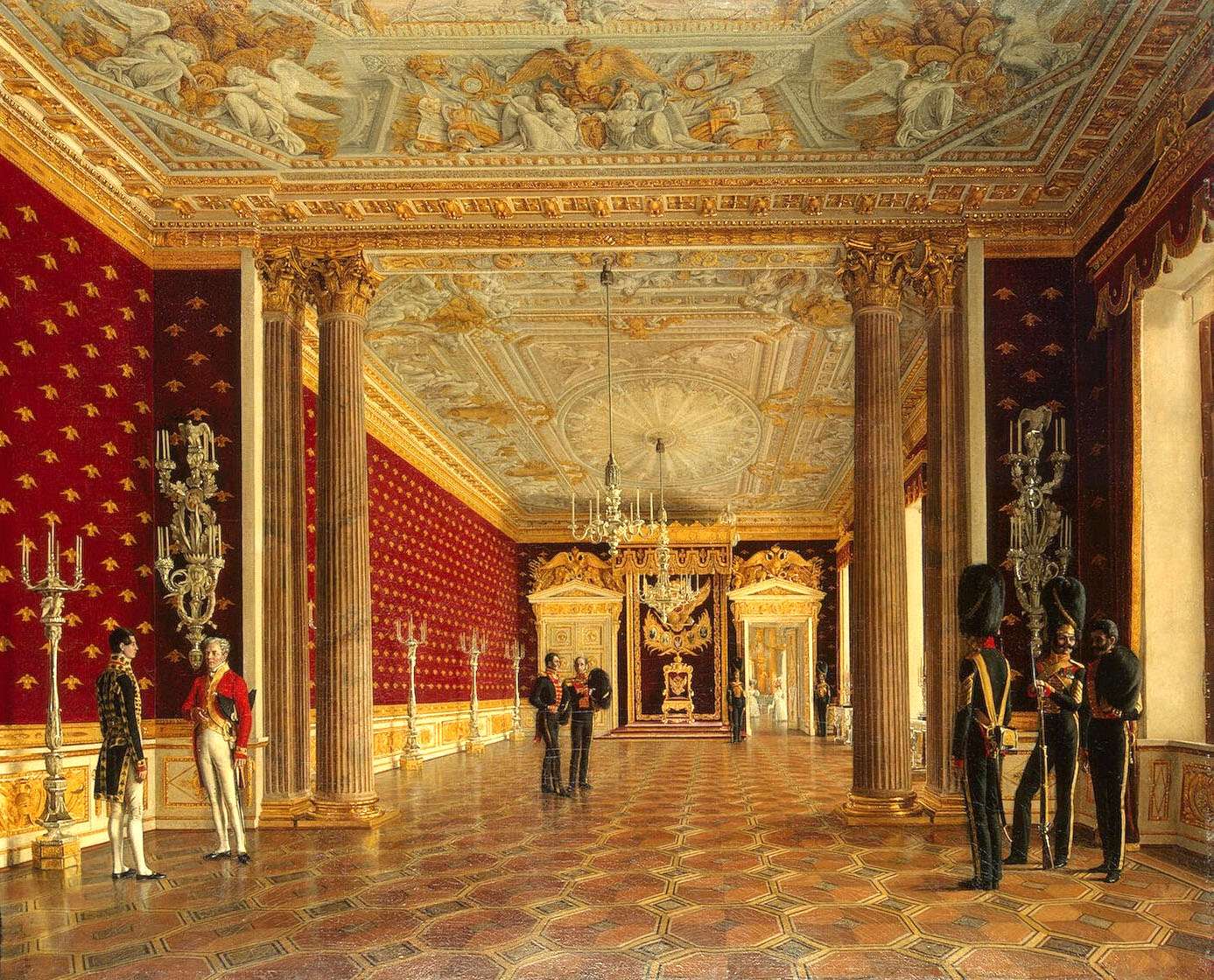Krendovsky EF -1831- Throne Room, Winter Palace online puzzle
