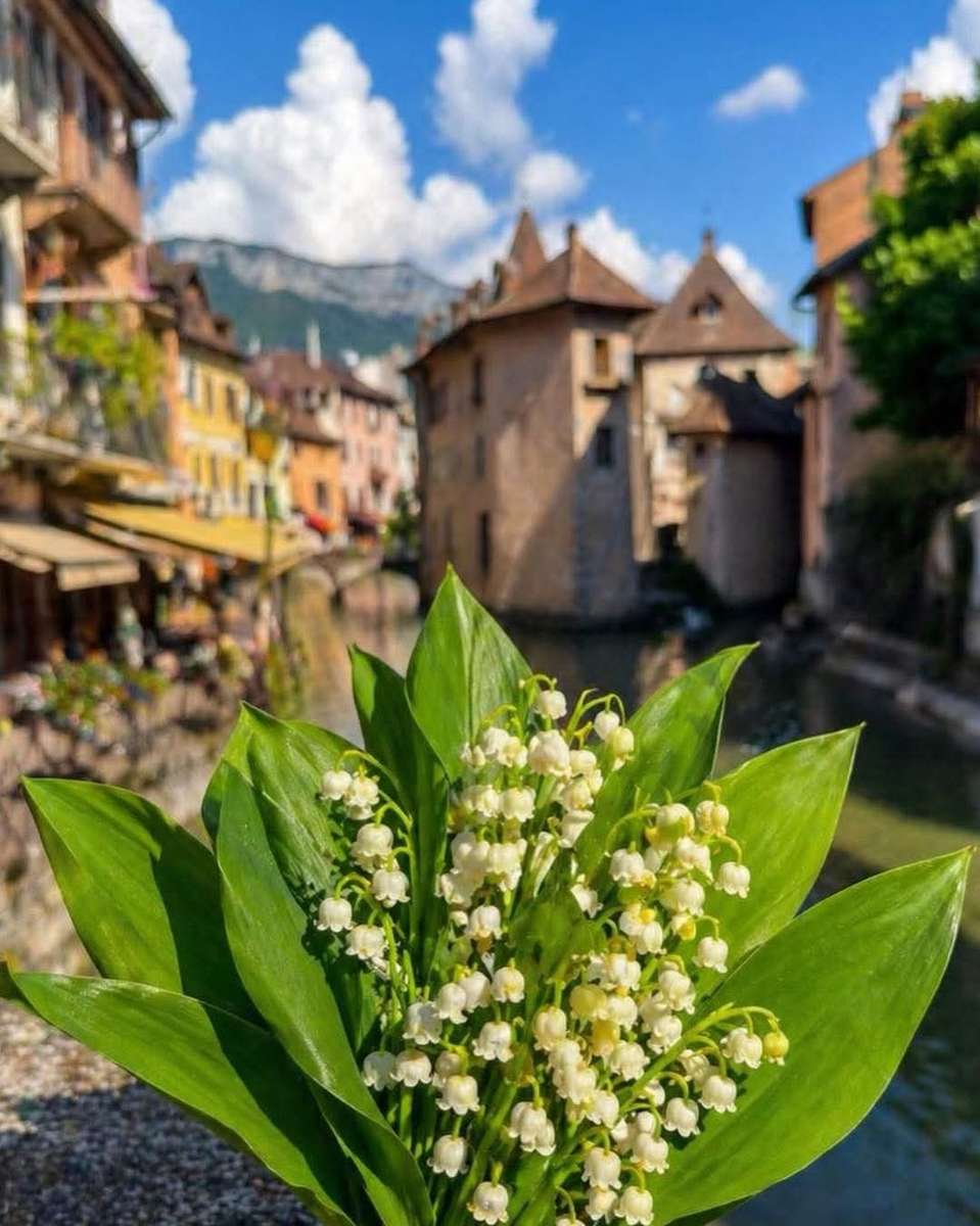 Miasto Annecy. puzzle online
