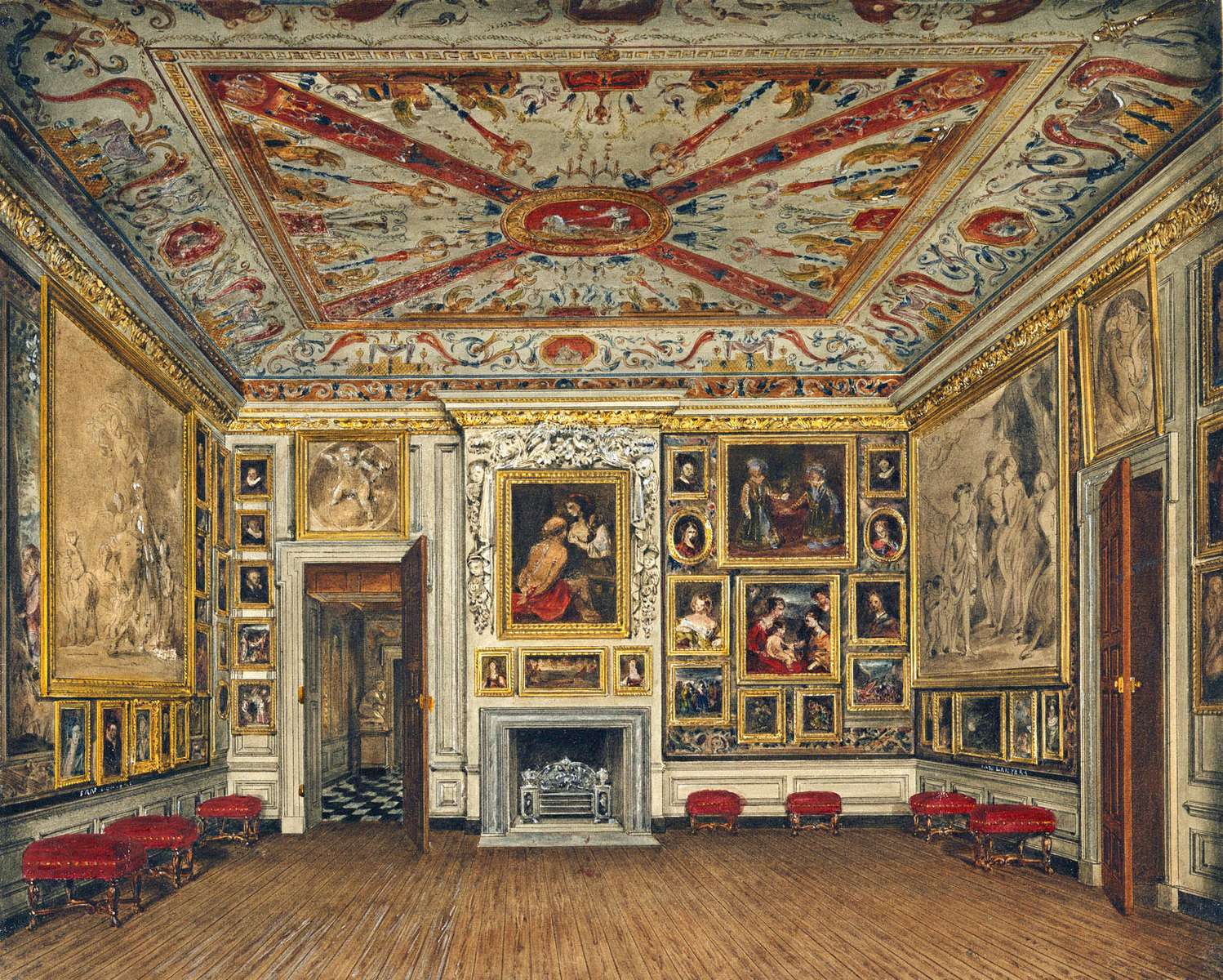 Stephanoff J -1816- Audience Room Kensington Palace jigsaw puzzle online