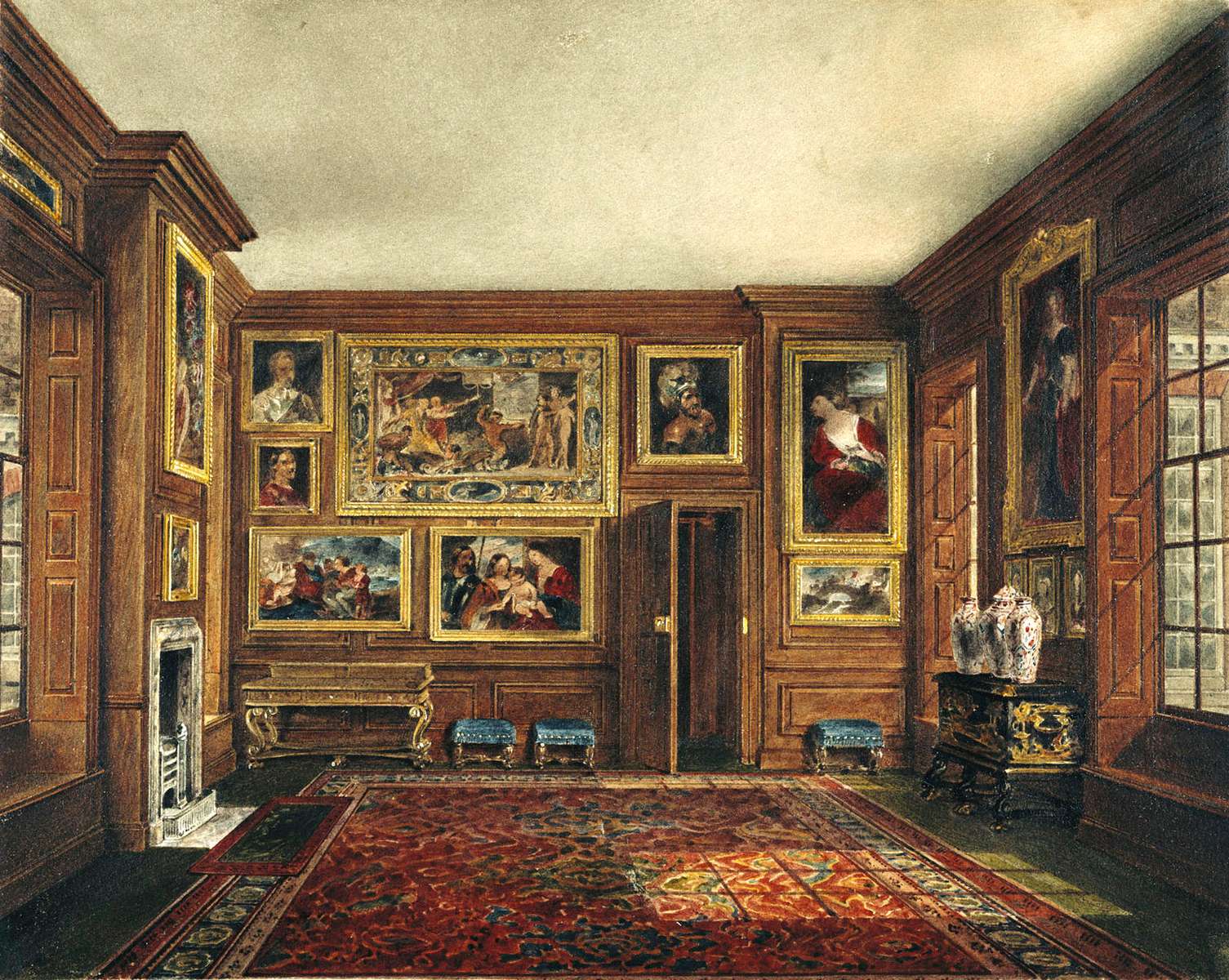 Stephanoff J-1819-dressing room d. King, Kensington online puzzle