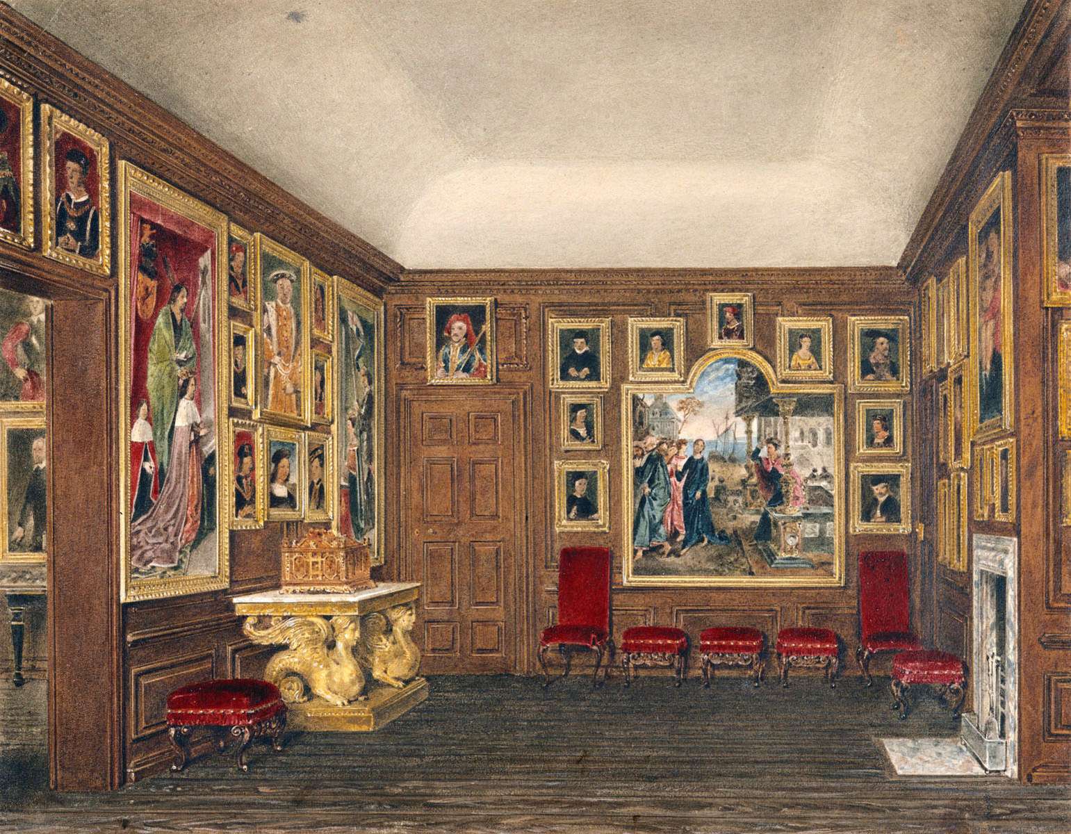 Stephanoff J -1818- Old Drawing Room, Kensington jigsaw puzzle online