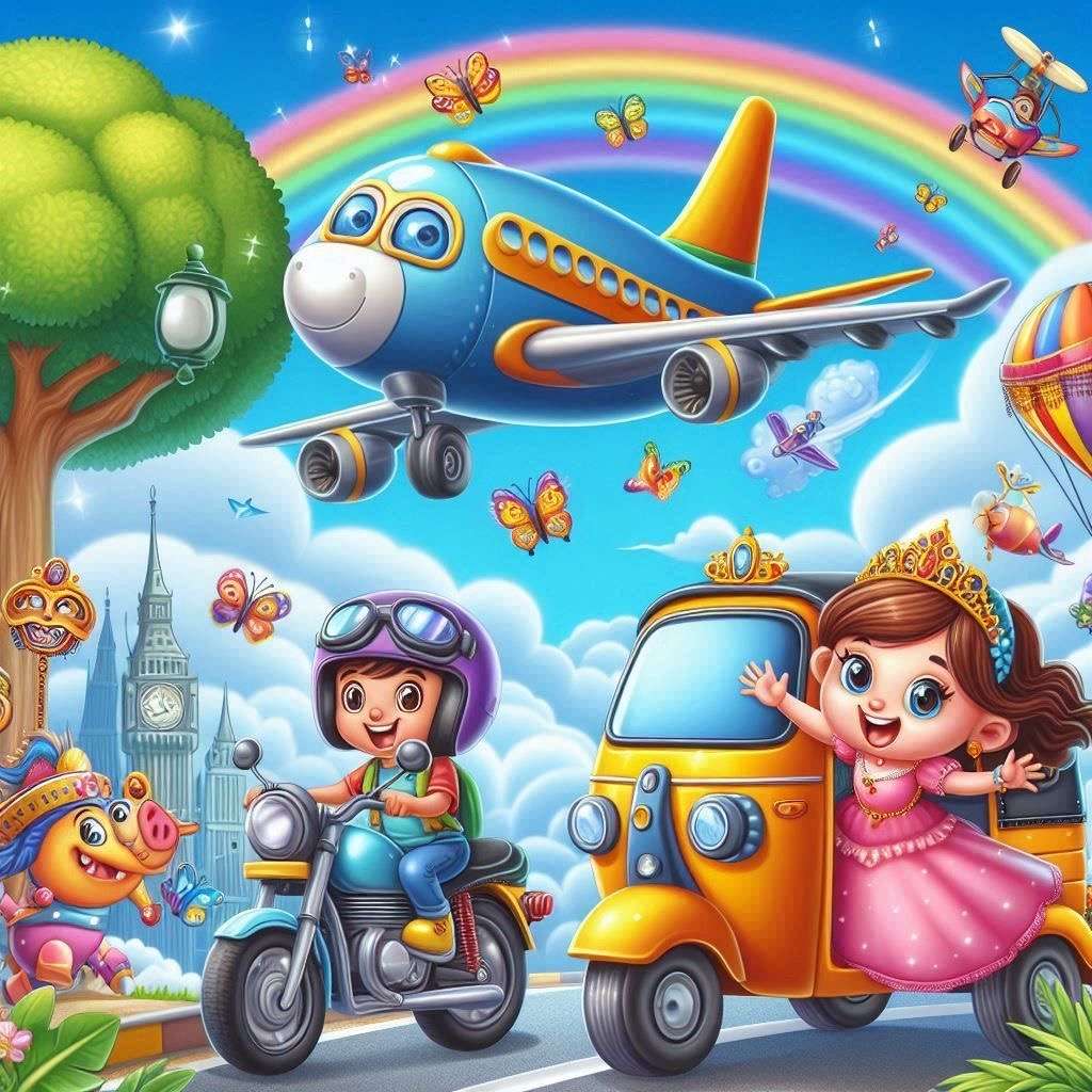 Cesta zasněných dětí online puzzle