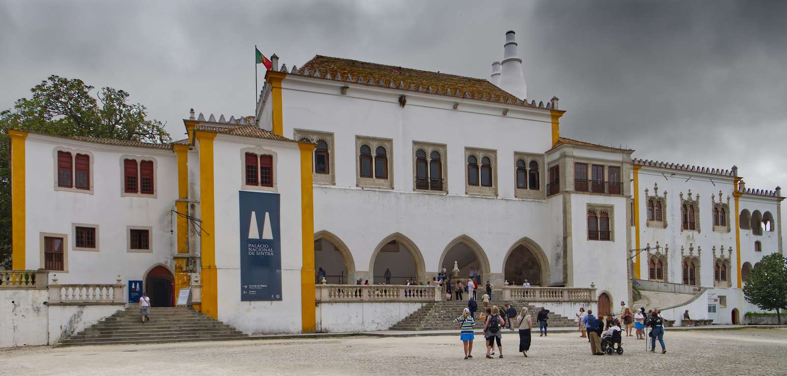 Nationalpalast von Sintra, Portugal Online-Puzzle