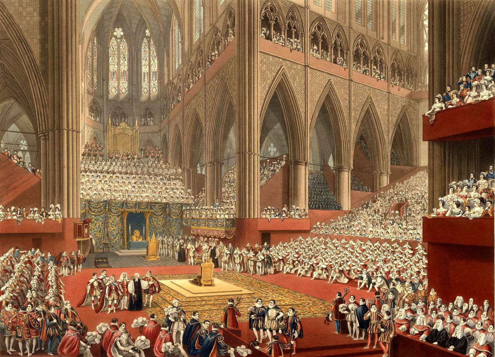 Dubourg M -1822- Coronation of George IV online puzzle