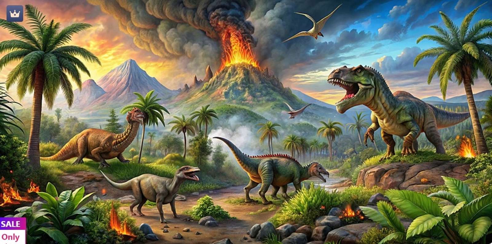 volcan et puzzle en ligne