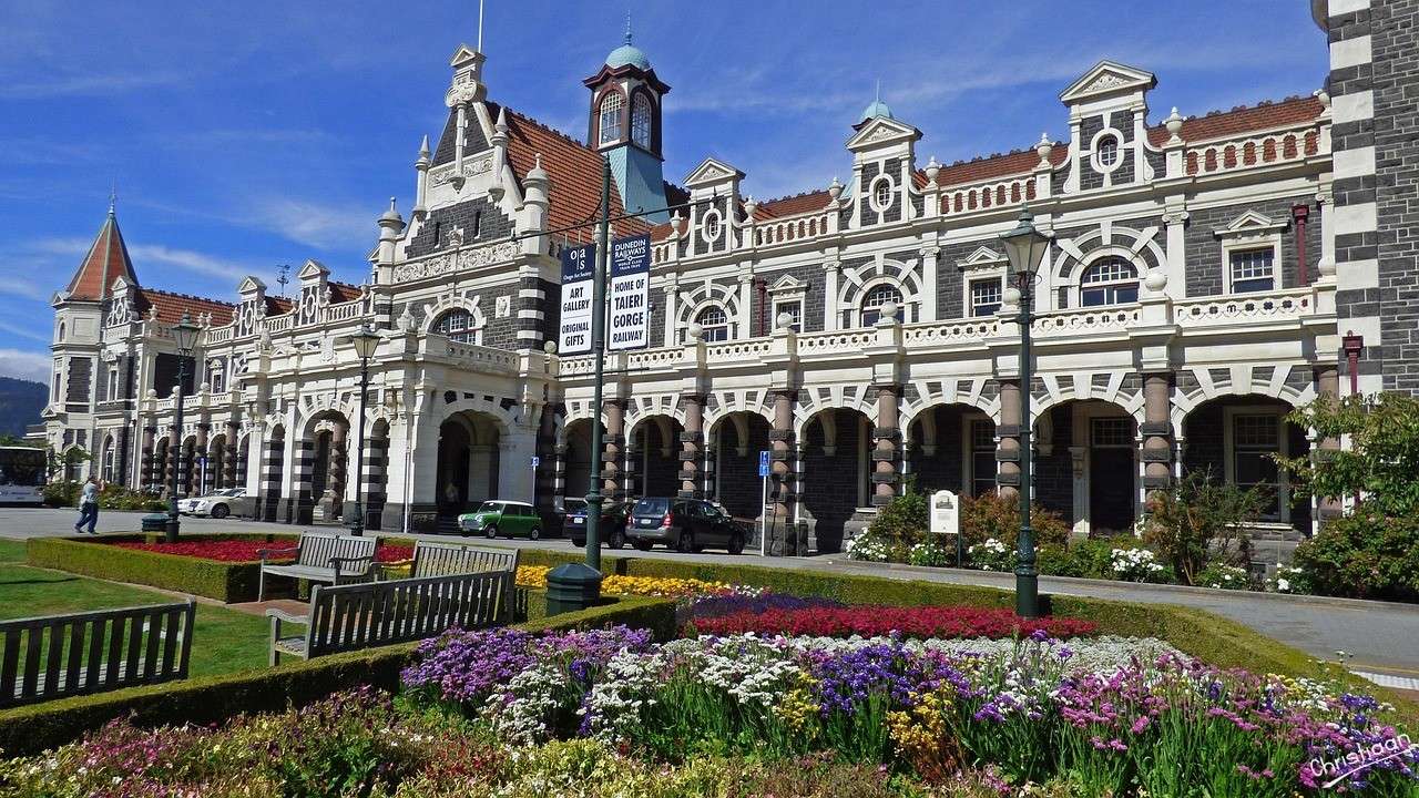 Dunedin, Nowa Zelandia, kolej. puzzle online