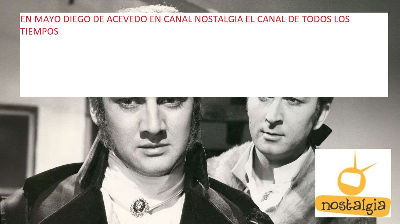 DIEGO DE ACEVEDO ON NOSTALGIA CHANNEL online puzzle
