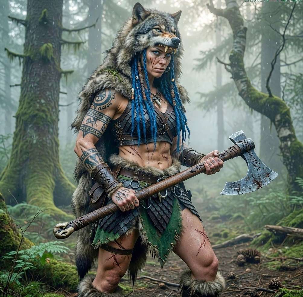 wolfstrijder op jacht legpuzzel online
