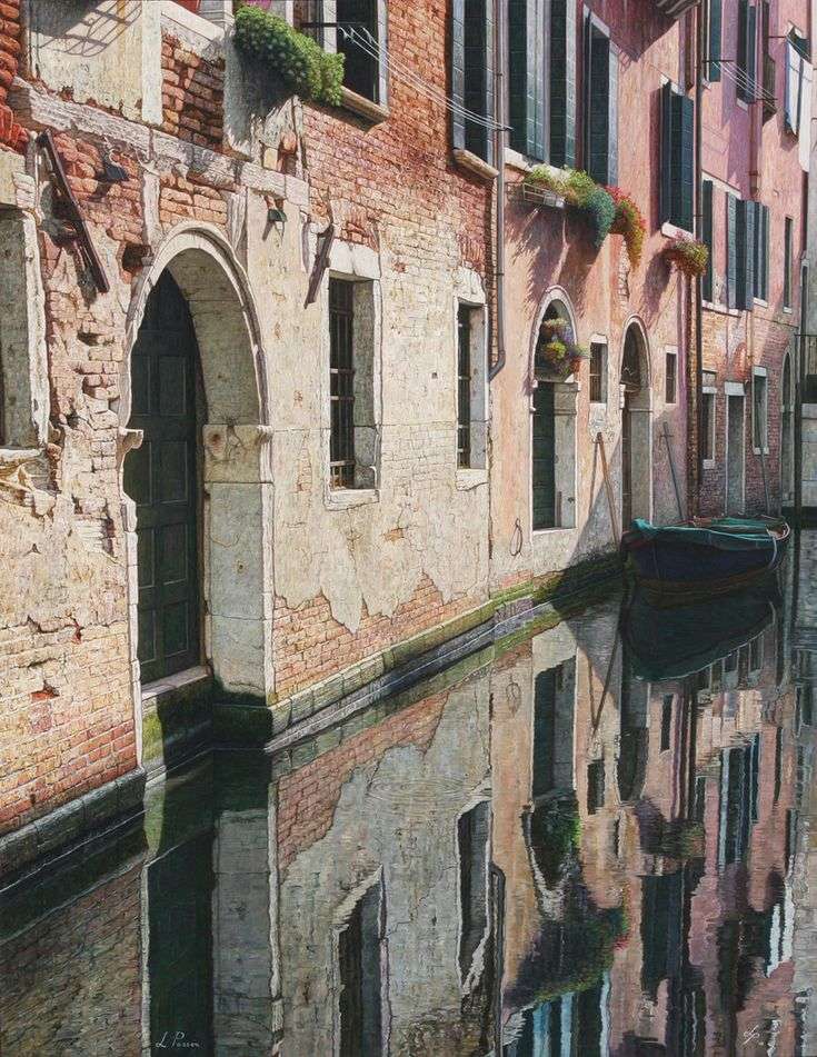 Licio PASSON - Venise se reflète dans les canaux puzzle en ligne