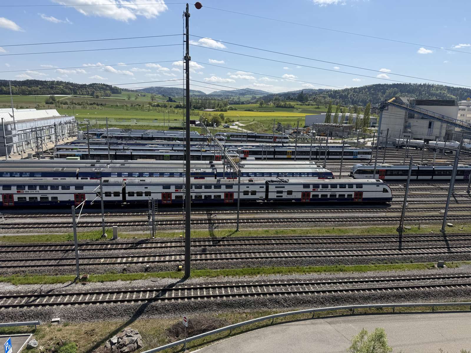 Eisenbahn Schienen Züge Schweiz Puzzlespiel online