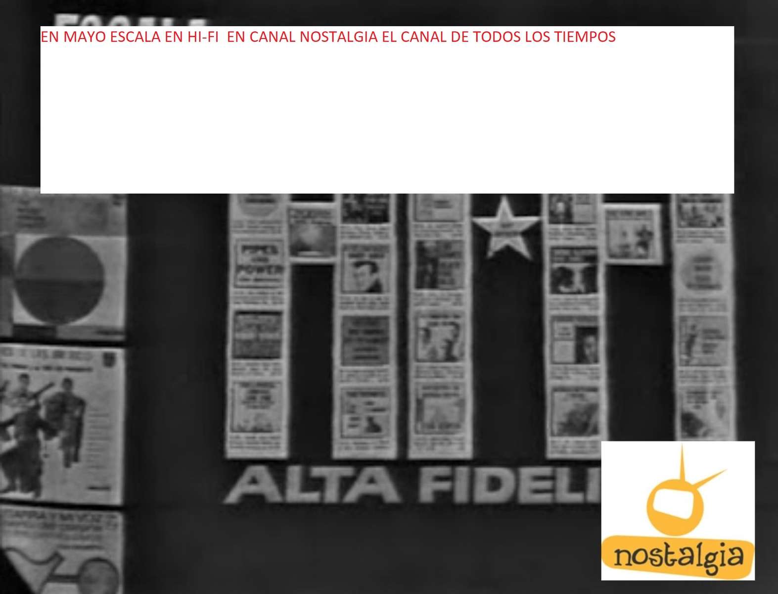 SCALE IN HI-FI ON NOSTALGIA CHANNEL online puzzle