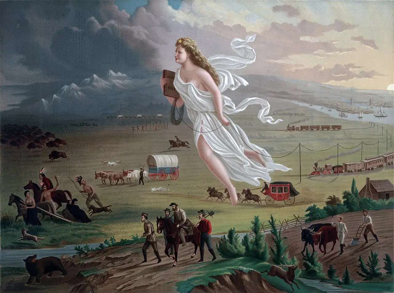 "Progresso Americano" de 1872 puzzle online