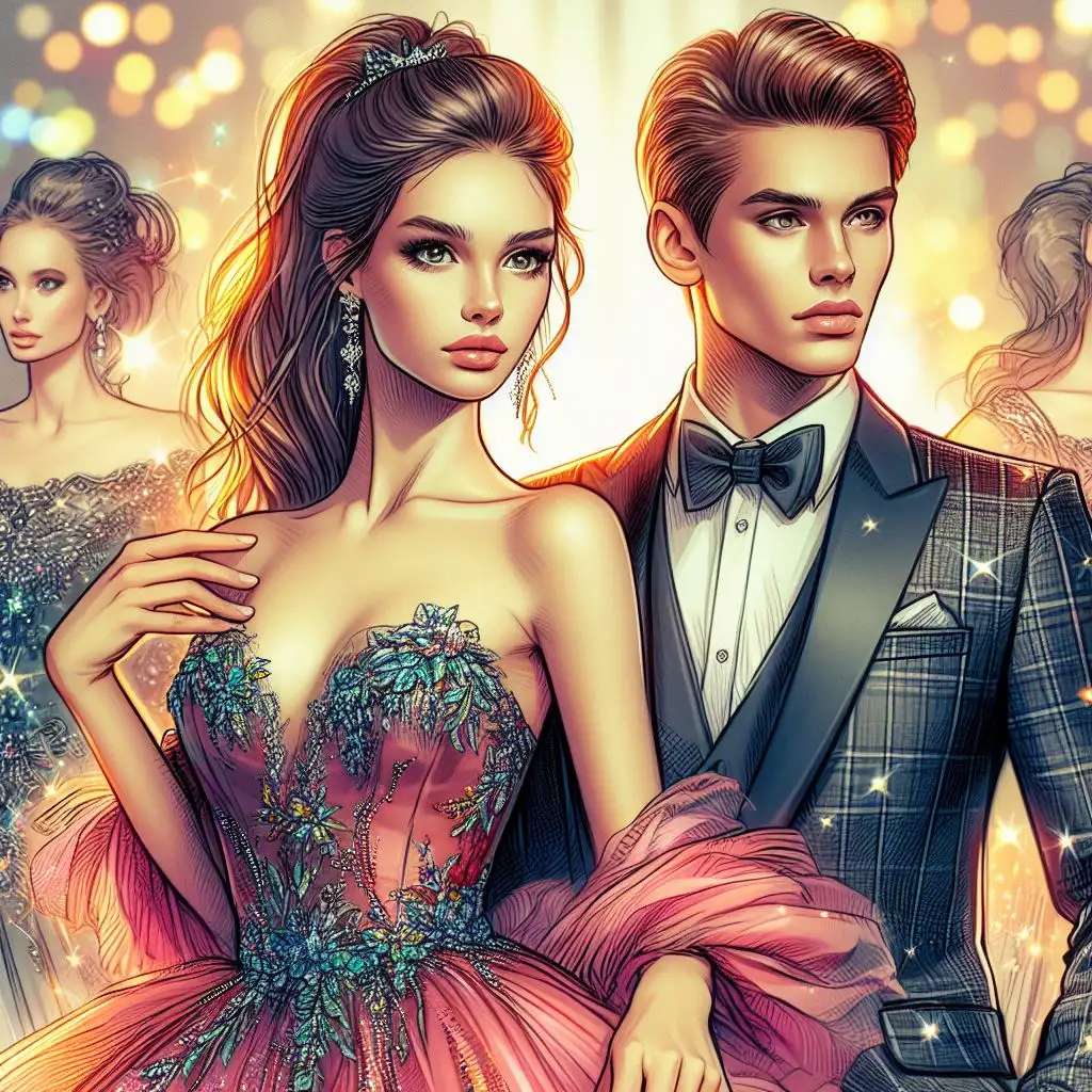 Casal elegante no baile quebra-cabeças online