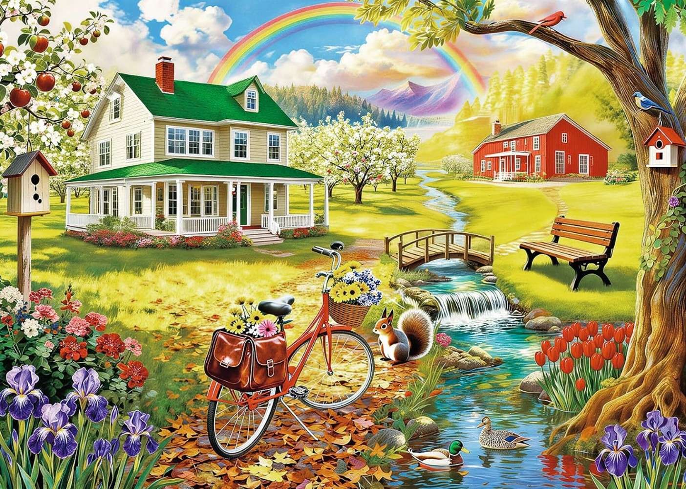 Przytulny kraj puzzle online