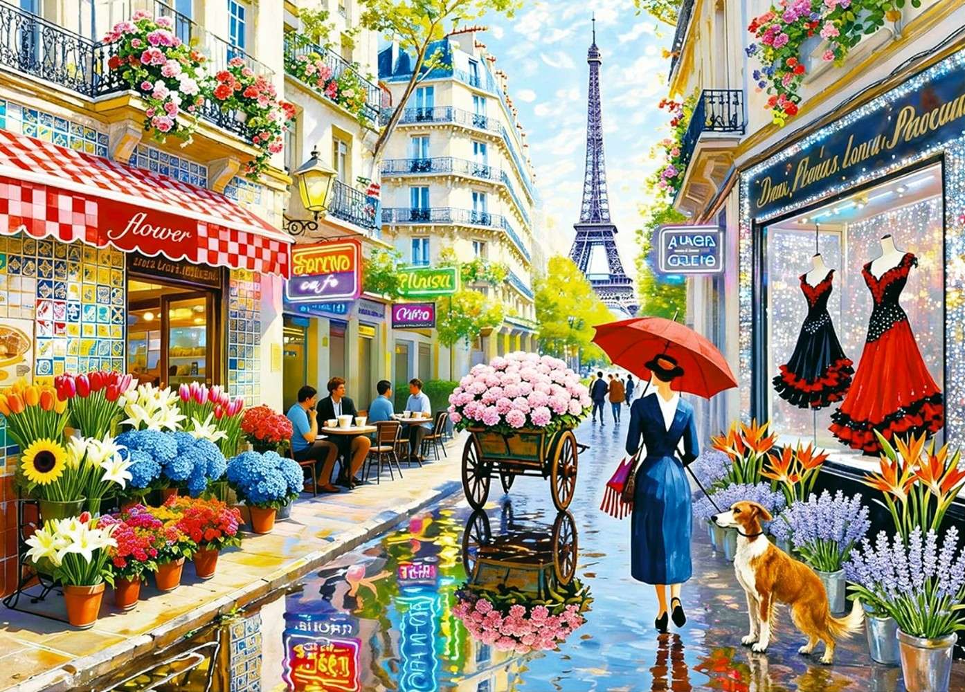 Romantyczny Paryż puzzle online