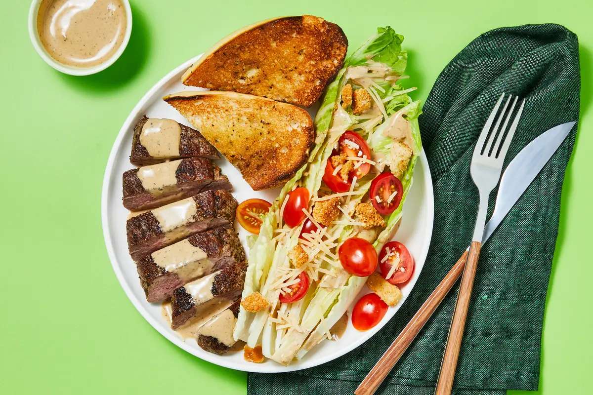 Gegrilde steak legpuzzel online