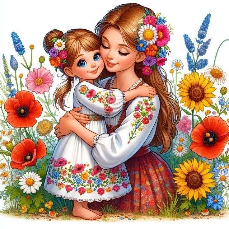 Les câlins de maman puzzle en ligne