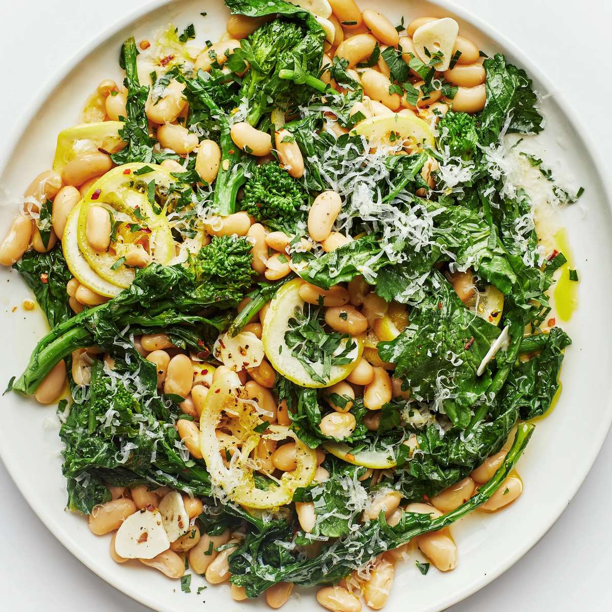 Witte Bonen & Broccoli Rabe online puzzel