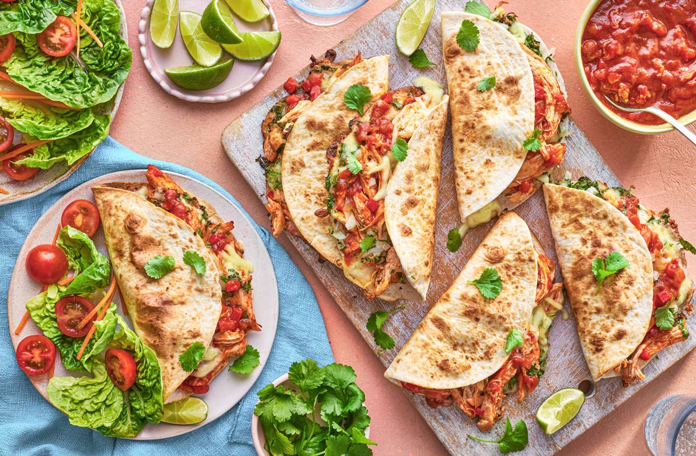 Kaasachtige kip-Birria-taco's online puzzel