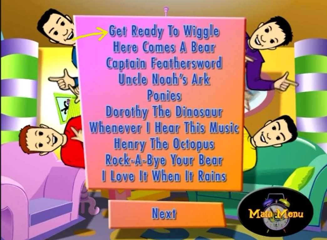 Wiggle Time 1998 Songauswahl 1 DVD Online-Puzzle