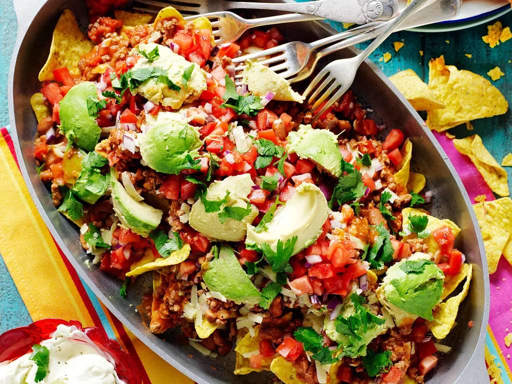 Nachos con chile rompecabezas en línea
