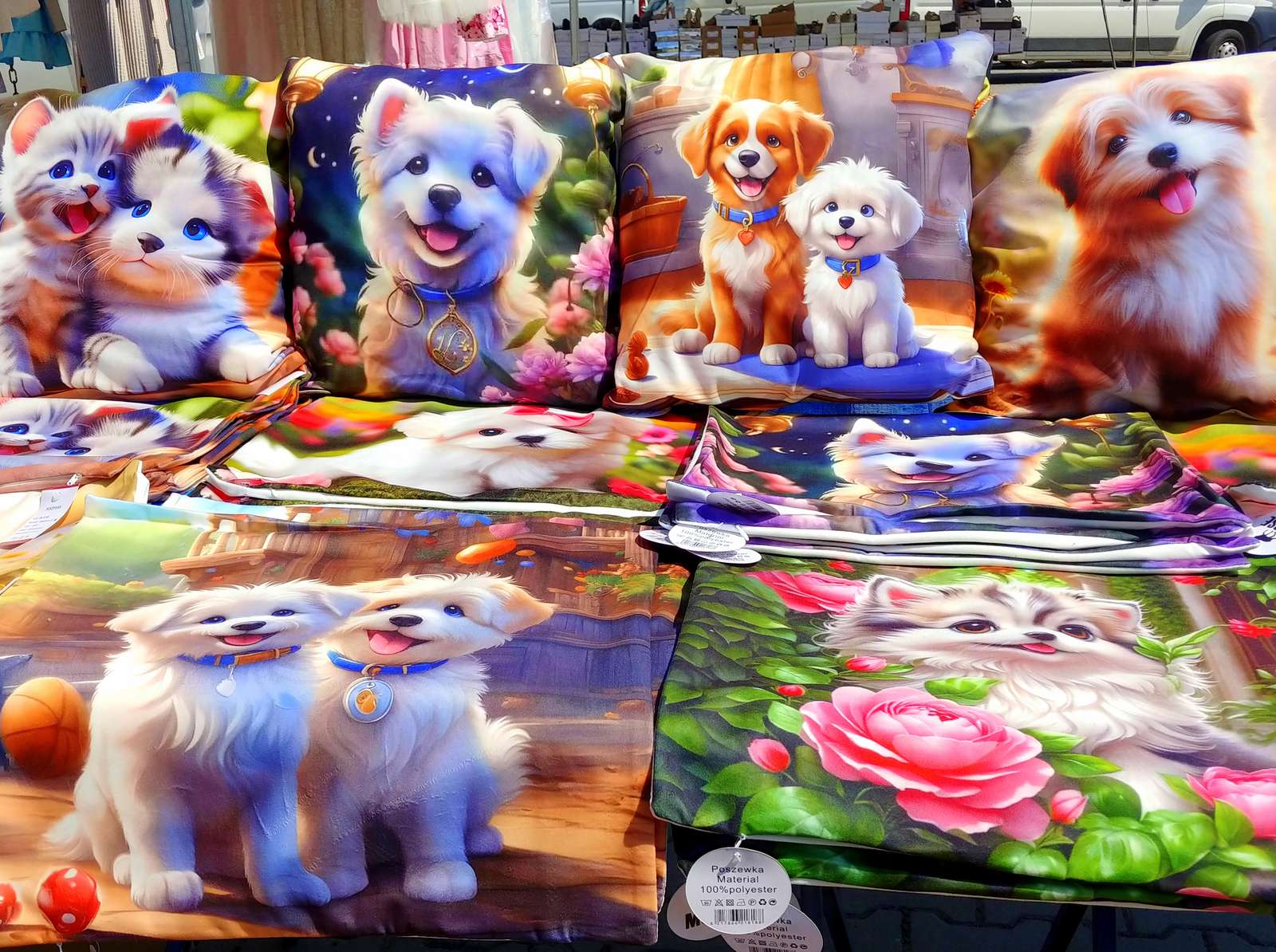 Polštáře online puzzle
