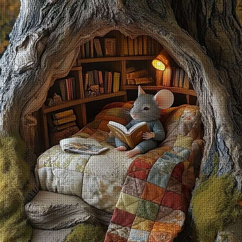 zaciszna norka małej myszki puzzle online