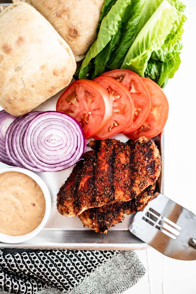 Blackened Chicken Sandwiches online puzzle