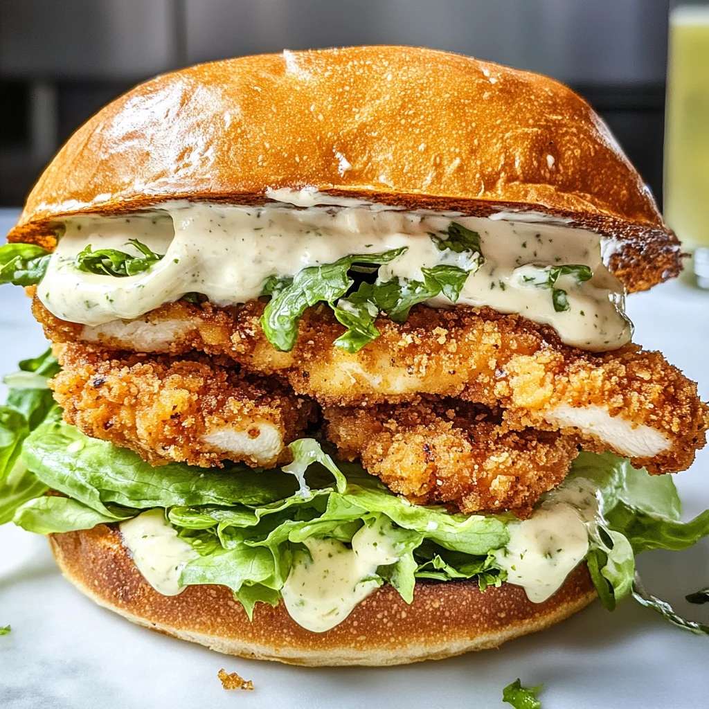 Crispy Chicken Caesar Sandwich jigsaw puzzle online