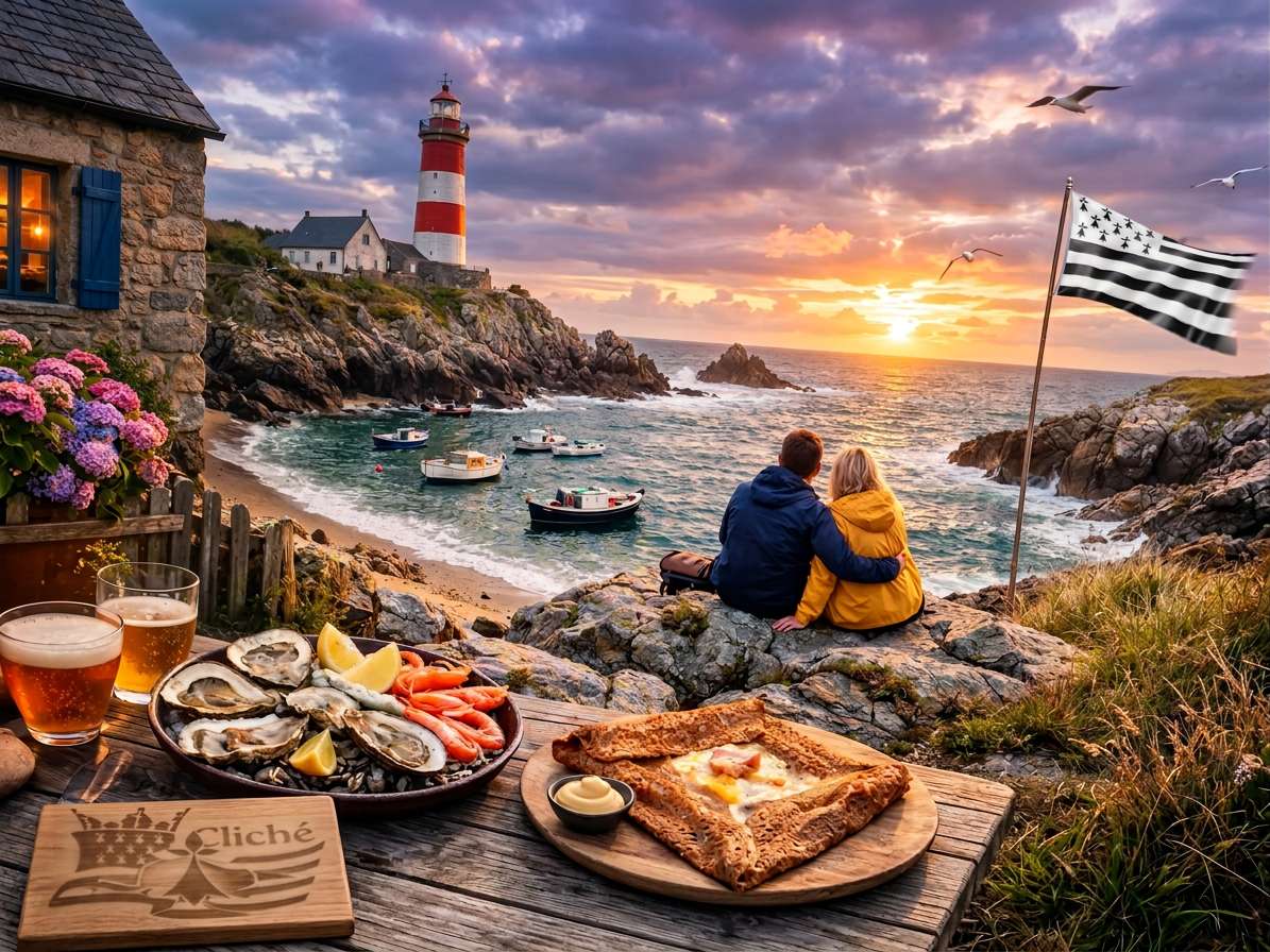 tramonto in Bretagna puzzle online