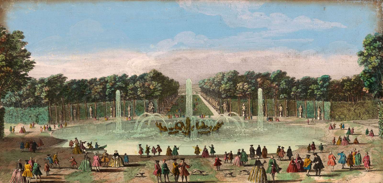 Rigaud J -ca1750- Fontana dell'Apollo, Versailles puzzle online