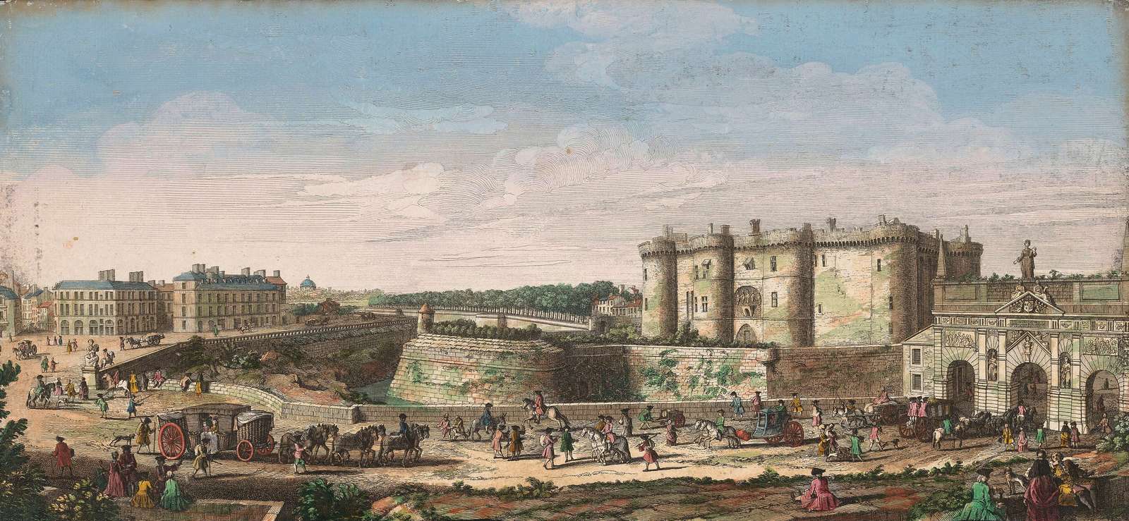 Rigaud J -ca1750- Bastiglia, Parigi puzzle online