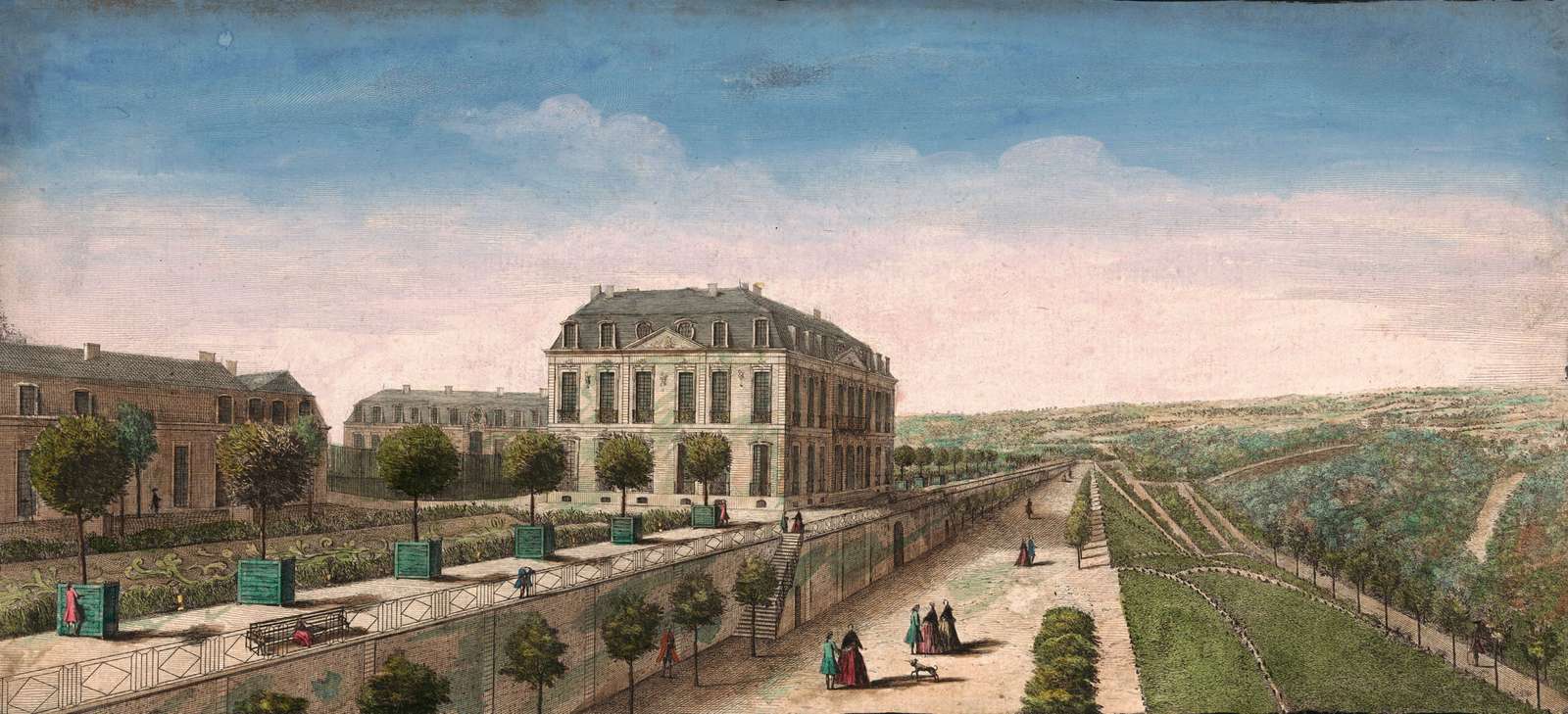 Rigaud J -ca1750- Chateau de Belle-Vue puzzle online
