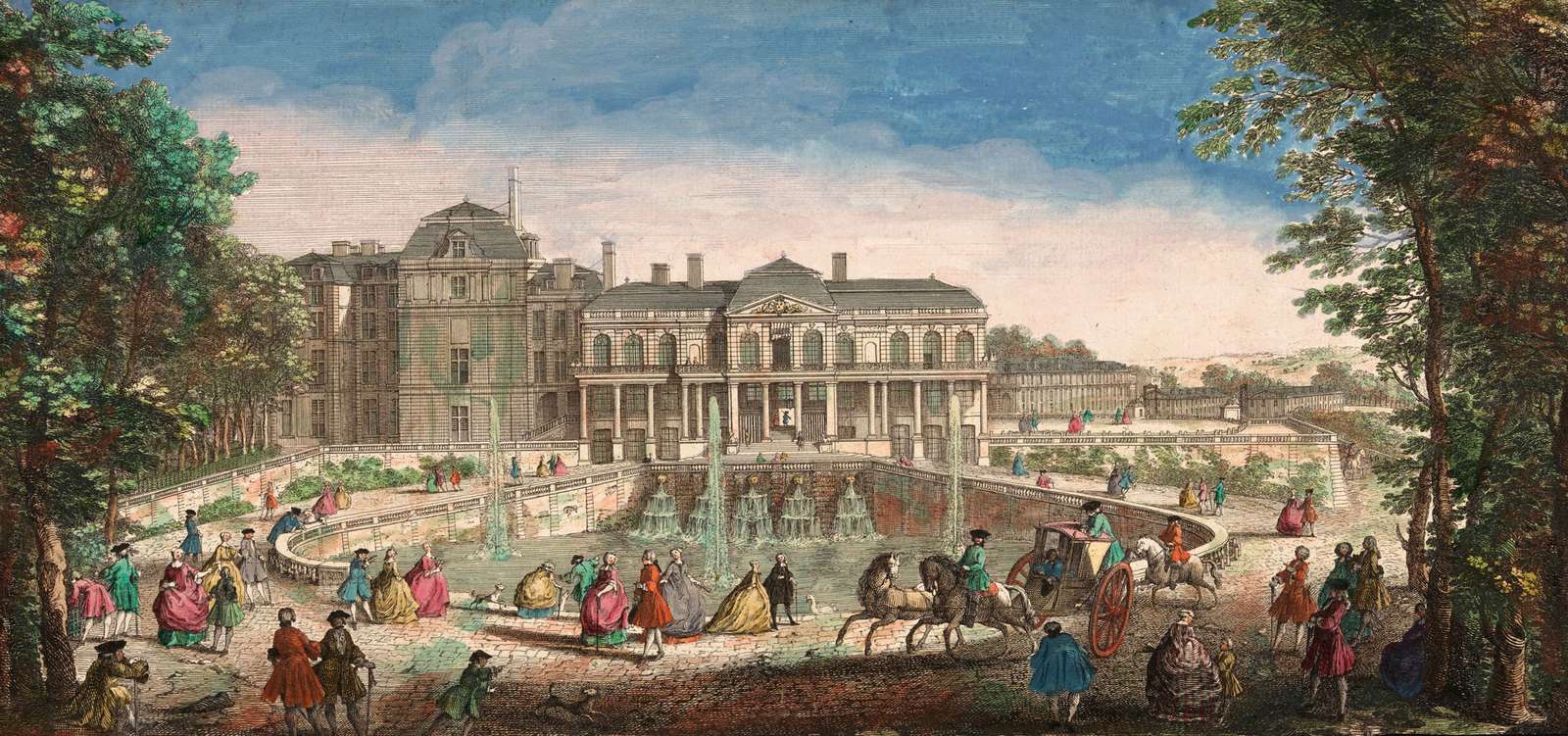 Rigaud J -ca1750- Castello di Saint-Cloud puzzle online
