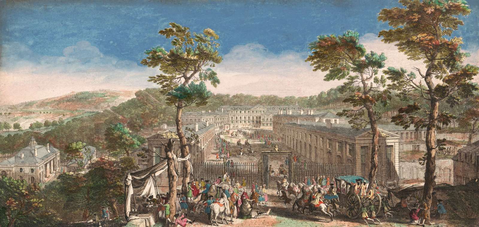 Rigaud J -ca1750- Castello di Saint-Cloud puzzle online