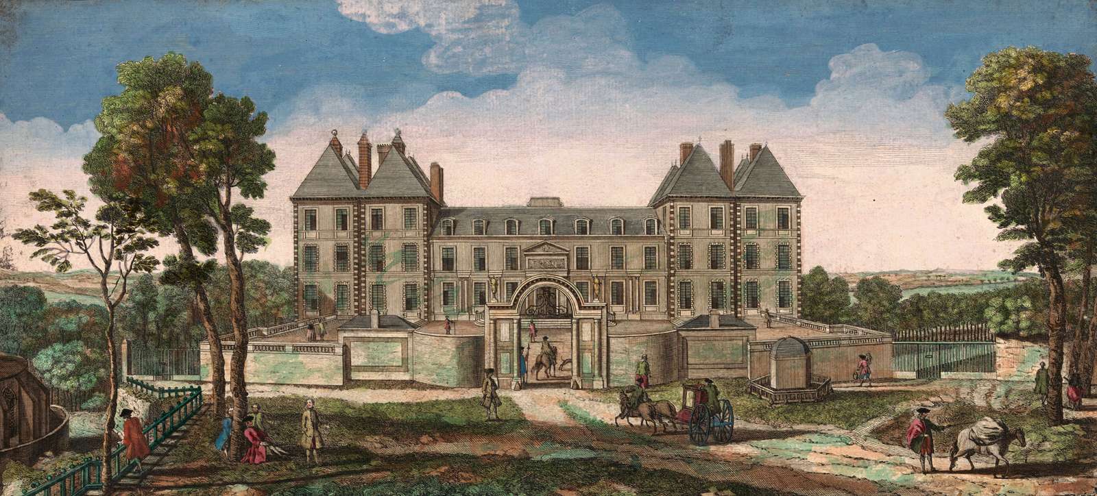 Rigaud J -ca1750- Castello di Saint-Maur puzzle online